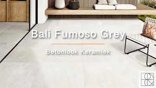Bali Fumoso Grey | Betonlook Keramiek Terrastegels Outdoor Buiten Tuin