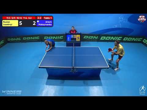 19:30 Ruslan Lazebnyi 3 - 2 Artem Maksymenko West 5 WIN CUP 04.12.2022 | TABLE TENNIS WINCUP