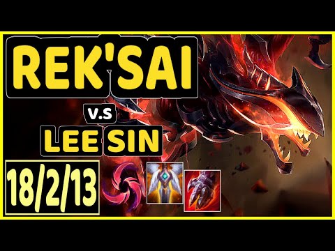 CARIOK (REK'SAI) vs LEE SIN - 18/2/13 KDA JUNGLE CHALLENGER GAMEPLAY - BR