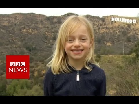 Maisie Sly : Six, deaf and going to the Oscars - BBC News