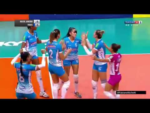Rexona-Sesc x Camponesa Minas ( jogo 3) - rally 1
