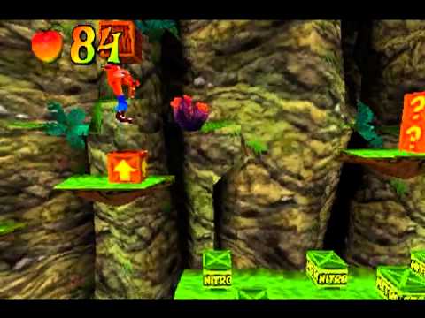 Crash Bandicoot 2: Cortex Strikes Back - Stage 1: Turtle Woods (100% Completed)
