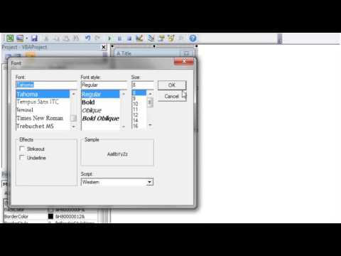Excel 2010 VBA Tutorial 42   Userforms   Creating a Userform