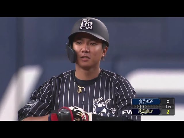 【3回裏】バファローズ・宜保 昇格後即スタメンでタイムリー2ベースヒットを放つ!! 2020/9/20 B-L