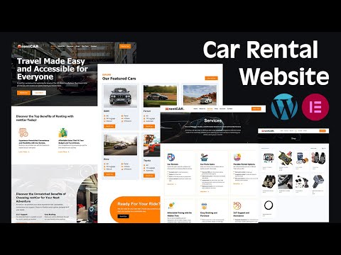 How to create a Car Rental Website Using WordPress