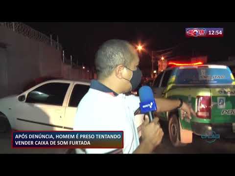 Homem eÌ preso apoÌs tentar vender caixa de som roubada 17 09 2020