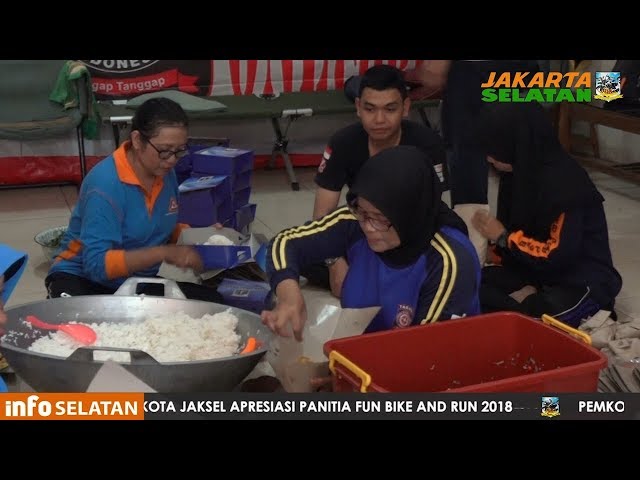 Sudinsos Distribusikan Paket Makanan Siap Saji Ke Lokasi diWilayah Terdampak Banjir