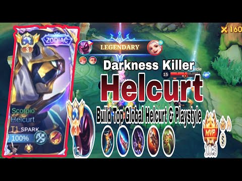TOP GLOBAL HELCURT – Darkness Killer Build & INSANE Burst Gameplay | Top Global Helcurt by SPARK.