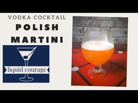 POLISH MARTINI :Make Cocktails with simple ingredients #LIQUIDCOURAGEDRINKS #VODKACOCKTAILS #MARTINI