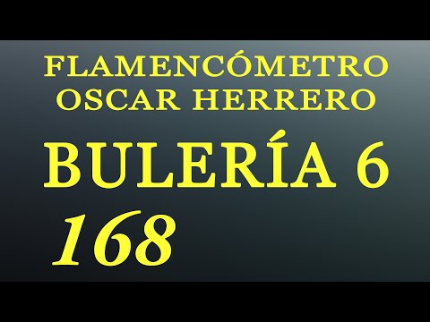 Metrónomo Flamenco - Bulería "6" 168 - Flamencómetro Oscar Herrero