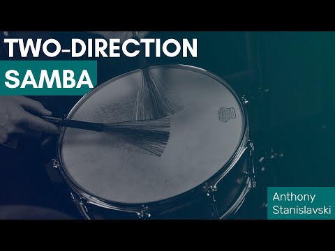Two-Direction Samba with Brushes - Free Drum Lesson