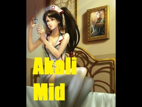 League of Legends - Nurse Akali Mid - Full Gameplay
