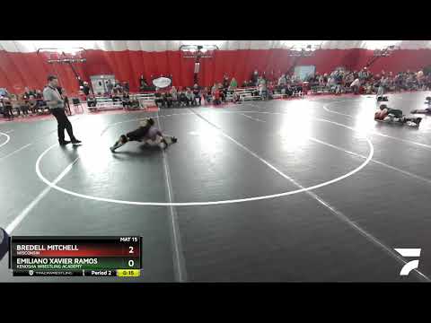 61-61 Lbs Round 2 - Bredell Mitchell, Wisconsin Vs Emiliano Xavier Ramos, Kenosha Wrestling Academ
