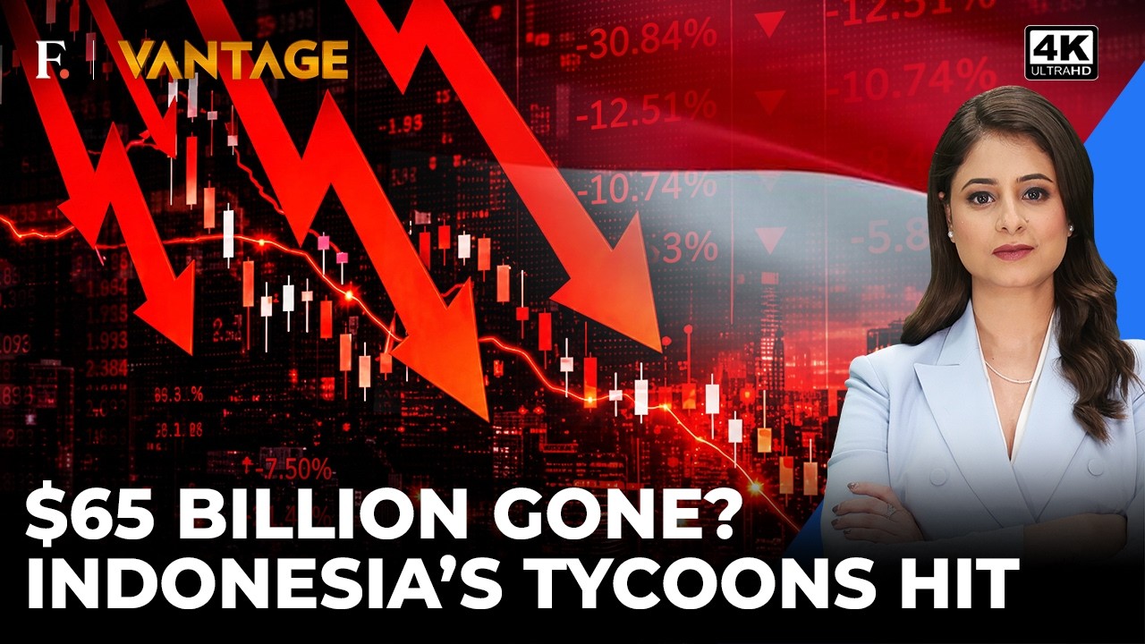 Indonesia Market Crash: $65 Billion Wiped Out, Country's Richest Take Massive Hit | Vantage