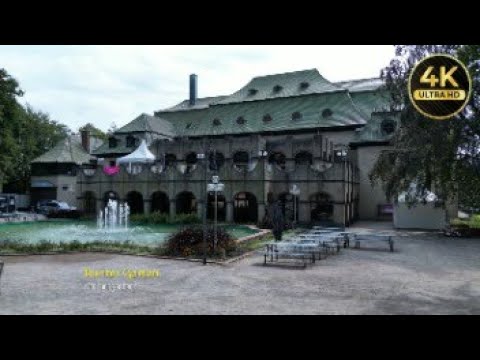 Bunter Garten Mönchengladbach 4K Drohne und Kamera Aufnahme Nrw von oben