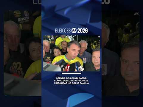 Flávio Bolsonaro participa de comício em Natal (RN) e promete mudanças no Bolsa Família | #SBTBrasil