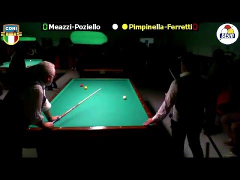 Meazzi Poziello vs Pimpinella Ferretti -Torneo misto Coppie Billiards Club Desio 1Aprile2016