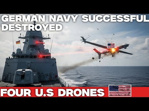 „Deutsche Marine zerstört mit Laserwaffe 4 US-Drohnen – die Zukunft der Seekriegsführung ist da“