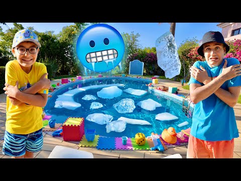 NE JAMAIS TOMBER DANS LA PISCINE FROIDE !