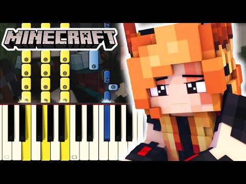 Pianthesia - Poison - Minecraft Music Video [Piano Tutorial]