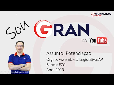 SOU GRAN NO YOUTUBE: Vídeo 01 – Potenciação