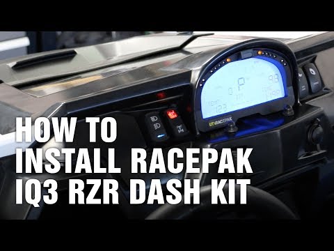 Racepak IQ3 RZR Dash Kit for Polaris RZR XP 1000