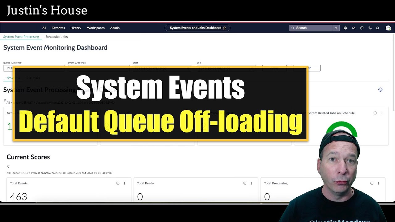 Off-loading System Event Processing to a Dedicated Queue