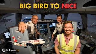 Flight Deck: Flying the SWISS Airbus A350 to Nice