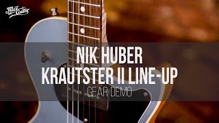 Video thumbnail for Nik Huber Krautster II line-up gear demo by Max Guitar B.V.