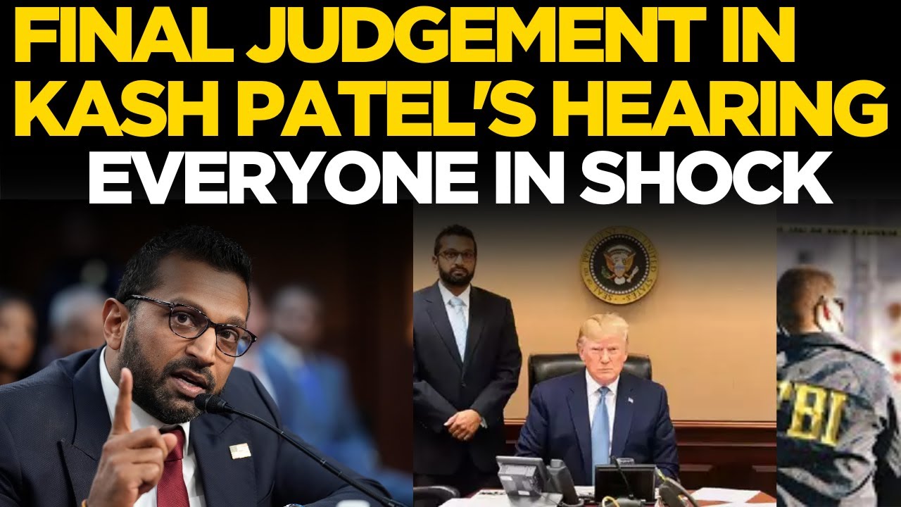 Donald Trump LIVE: Kash Patel Hearing LIVE Update | Trump's Stunning Announcement | US News LIVE