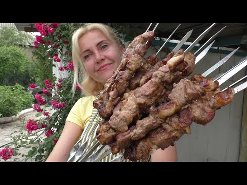 МЯСО ВО РТУ ТАЕТ☆СЕКРЕТ СОЧНОГО МЯСА☆ШАШЛЫК ИЗ БАРАНИНЫ☆КАК СДЕЛАТЬ МЯСО МЯГКИМ И СОЧНЫМ