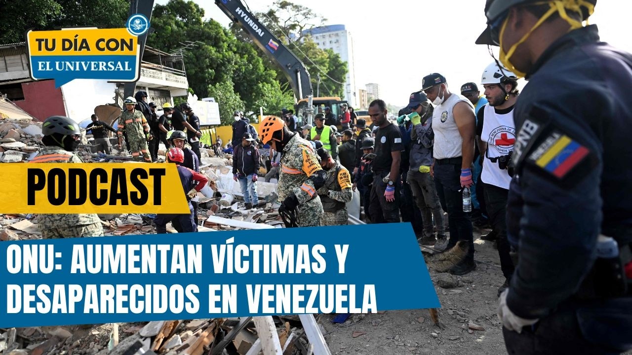 ONU estima 50 mil desaparecidos tras terremotos en Venezuela | TU DÍA CON EL UNIVERSAL