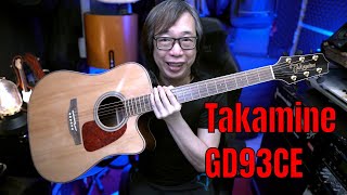Video thumbnail for Takamine GD93CE by Jon is just TOO LouD!!