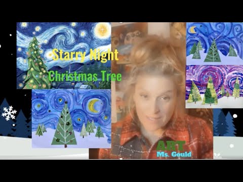 Starry Night Christmas Tree