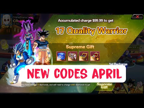 Fury Fighter | New Giftcodes April - DB RPG Android iOS | Regional Struggle Ultimate Gift Codes