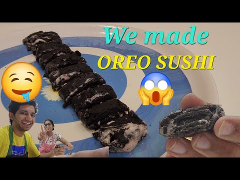How to make OREO SUSHI at home || We tried Japanese Oreo Sushi at home