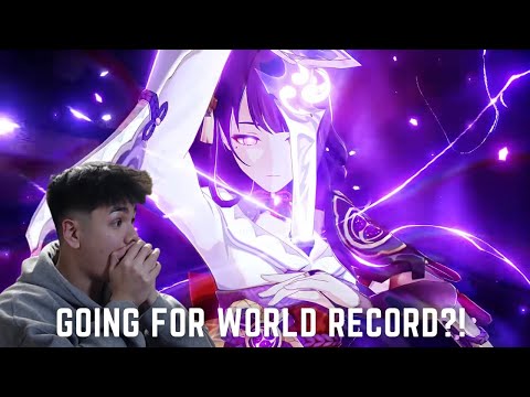 We hit the WORLD RECORD on Raiden Shogun! *Almost* | Genshin Impact