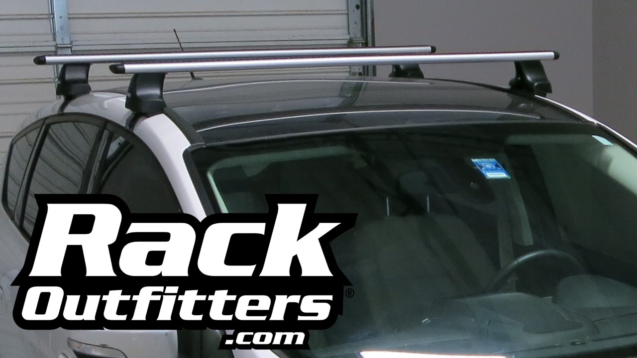 Ford C-MAX w/Glass Roof Thule Rapid Traverse SILVER AeroBlade Roof Rack '13-'15* by Rack Outfitters