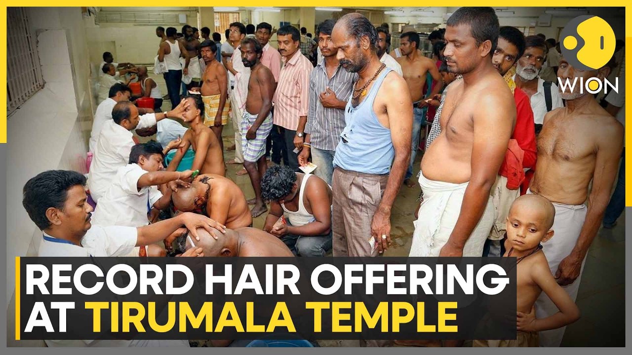 Tirumala: Over 12 Lakh Devotees Shave Heads in Massive Act of Faith | WION