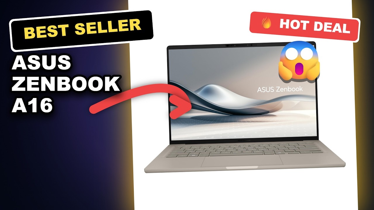 ASUS Zenbook A16 Review: Snapdragon X2 Elite Laptop Worth Buying in 2026? review video