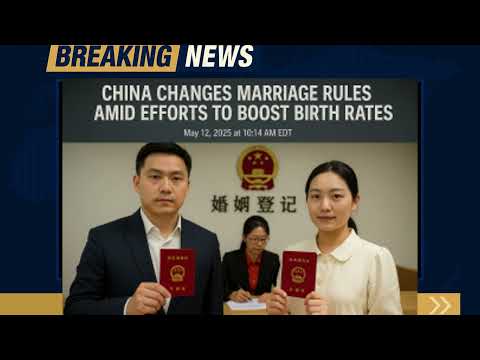 China Just Changed Marriage Laws to Fight Population Decline