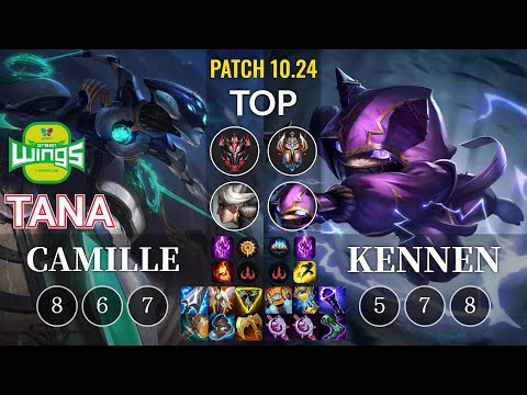 JAG TaNa Camille vs Kennen Top - KR Patch 10.24