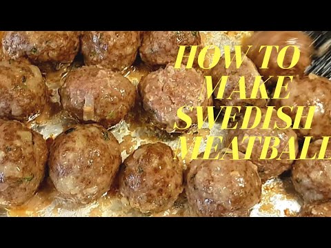 HOW TO MAKE SWEDISH MEATBALLS. #swedishmeatballs #easymeatballrecipe #swedishfood #homemademeatballs