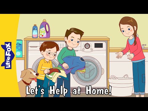 Chores Can Be Fun?!｜Carter Family’s Day with Laundry, Groceries & Paint | Little Fox