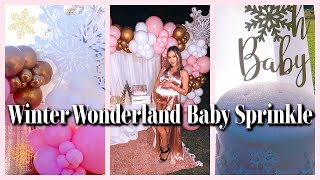 WINTER WONDERLAND BABY SHOWER VLOG 2021| CUTE BABY SHOWER THEMES| BABY SPRINKLE| ANA LUISA JEWLERY