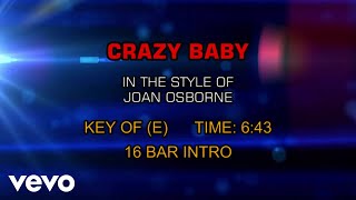 Joan Osborne - Crazy Baby (Karaoke)