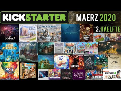 Brettspiele auf Kickstarter im März (2.Hälfte) - Kickstartervorschau -