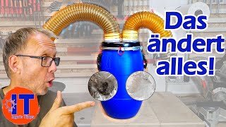 Revolutionärer Werkstatt-Filter | Eine zuverlässige und günstige Absaugung mit Wasser als Vorfilter