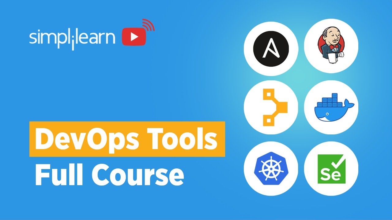DevOps Tools Full Course | DevOps Tools Explained | DevOps Tools Tutorial For Beginners |Simplilearn