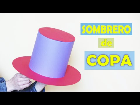 🎩 How to make a cardboard hat - Quick and easy!